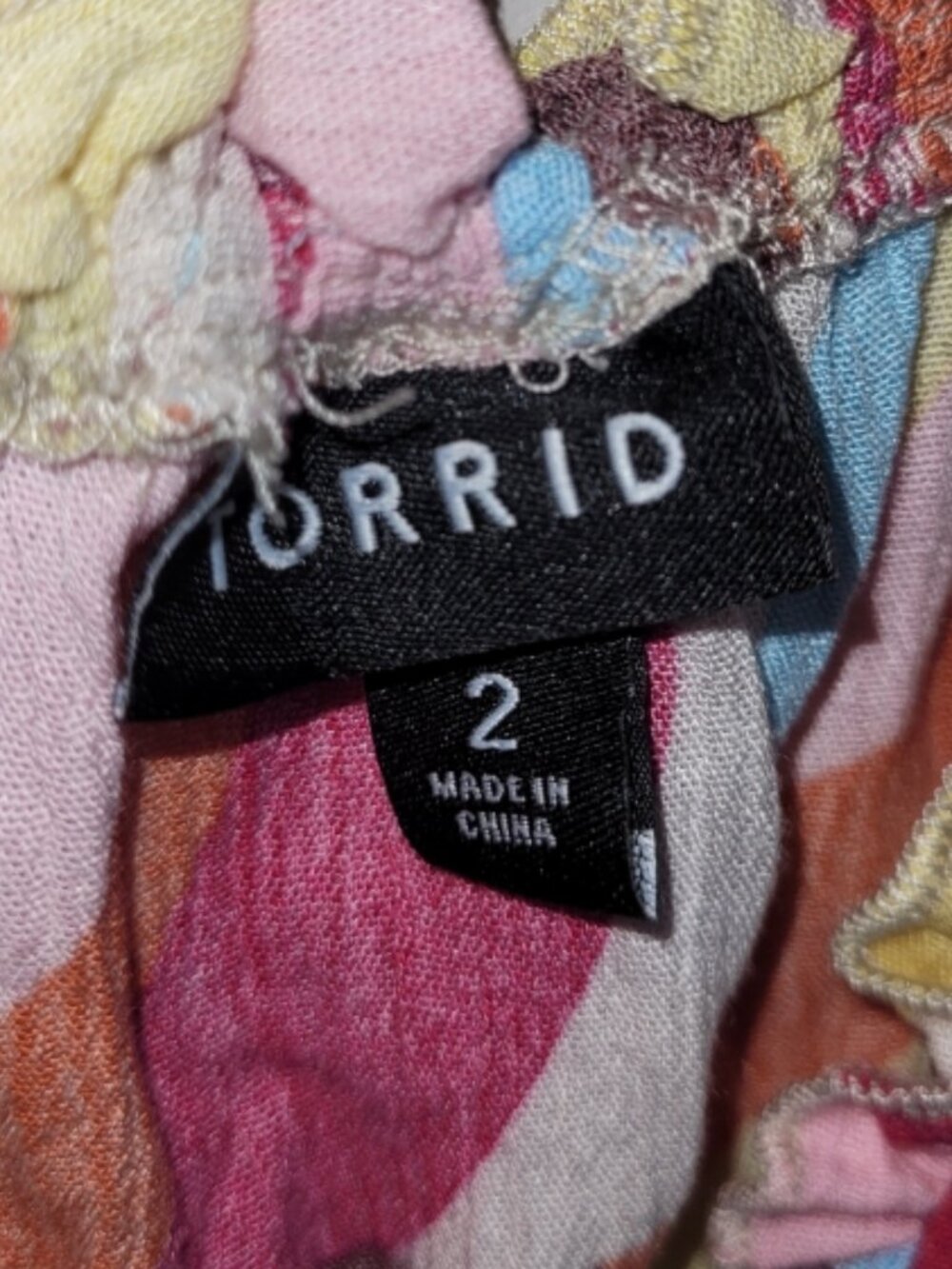 Torrid 2XL Peplum Tank Top - Picture 7 of 7